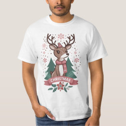 Camiseta Reindeer Boy, Feliz Natal