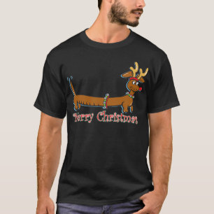 Camiseta Reindeer Christmas Doxie
