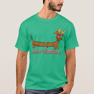 Camiseta Reindeer Christmas Doxie