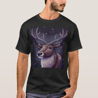 Camiseta Reindeer Christmas Pattern