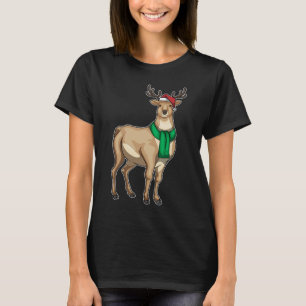Camiseta Reindeer Christmas Scarf