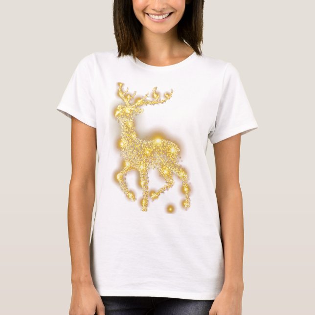 Camiseta Reindeer Cute de Natal (Frente)