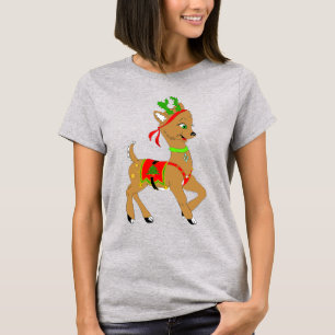 Camiseta Reindeer Doe de Natal