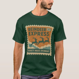 Camiseta Reindeer Express – Rota de Férias de 1979