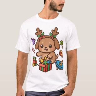 Camiseta Reindeer Games Cachorro Natal