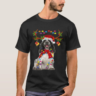 Camiseta Reindeer Garganta De Espanhol Preto E Branco