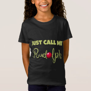 Camiseta Reindeer Me Chame De Rudolph Casais De Natal Co
