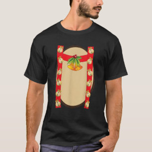 Camiseta Reindeer Rudolph Belly Fácil Família Animal