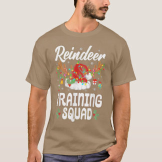 Camiseta Reindeer Training Squad Christmas Running Xmas Lig