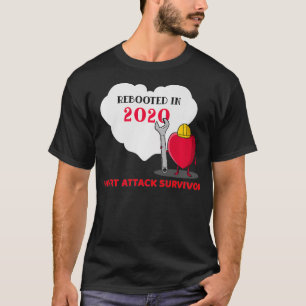 Camiseta Reinicializado em 2020 Survivor de Ataque Cardíac