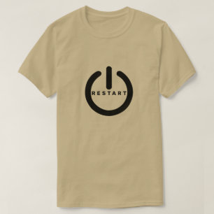 Camiseta Reinício - erro de sistema - começo novo