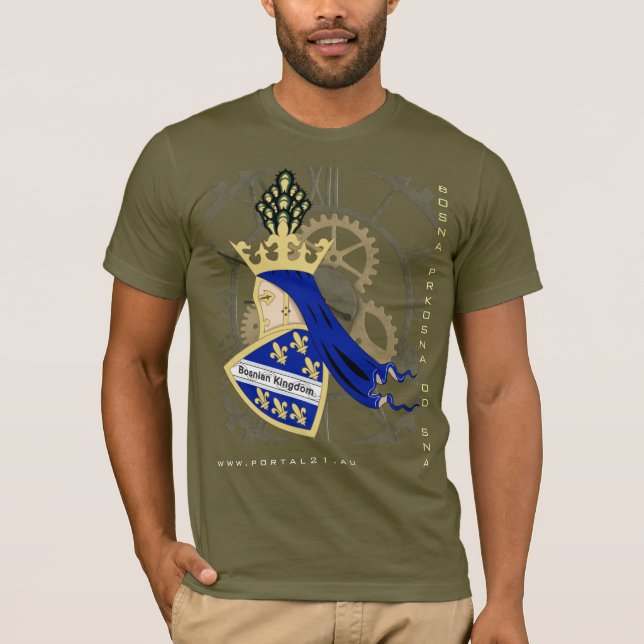 Camiseta Reino bósnio / BoSANSKO kraljevstvo T-Shirt (Frente)