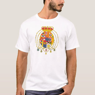 Camiseta Reino da brasão dois Sicilies