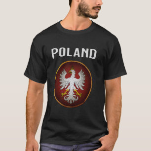 Camiseta Reino da Polônia Heraldry História Medieval Polone