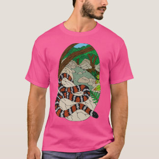Camiseta Reino das Costas-Montanhas Lampropeltis zonata mul