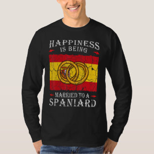 Camiseta Reino de Espanha Casamento Espanhol Raízes Espanho