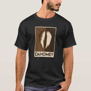 Camiseta Reino do Daomé Benim Vodu Concha de Ciprea
