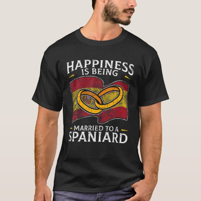 Camiseta Reino Espanhol De Raízes Espanhas Espanhol Fl (Frente)