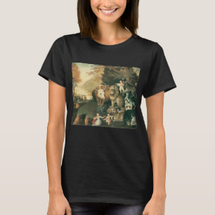 Camiseta Reino Pacífico de Edward Hicks Arte Popular Antiga