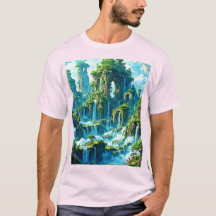 Camiseta Reino Sonho da Árvore Cachoeira