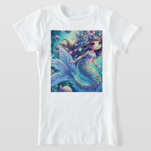 Camiseta Reino Submarino Encantado da Sereia