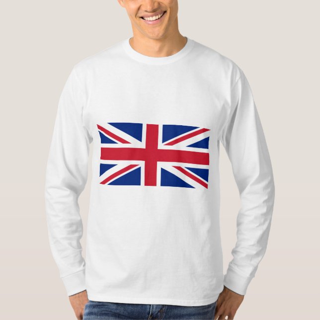 Camiseta Reino Unido (bandeira britânica) (bandeira da Uniã (Frente)