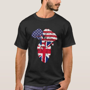 Camiseta Reino Unido Da Grã-Bretanha Excelente Bandeira Bri