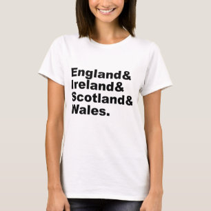 Camiseta Reino Unido Inglaterra Irlanda Escócia País de G