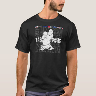 Camiseta Reino Unido Suporte à Mesa de Tênis British Ping
