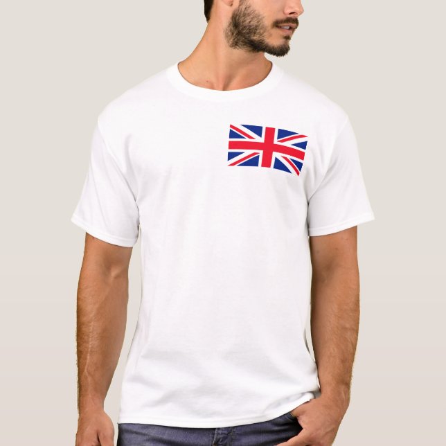 Camiseta Reino Unido União Jack Flag (Frente)