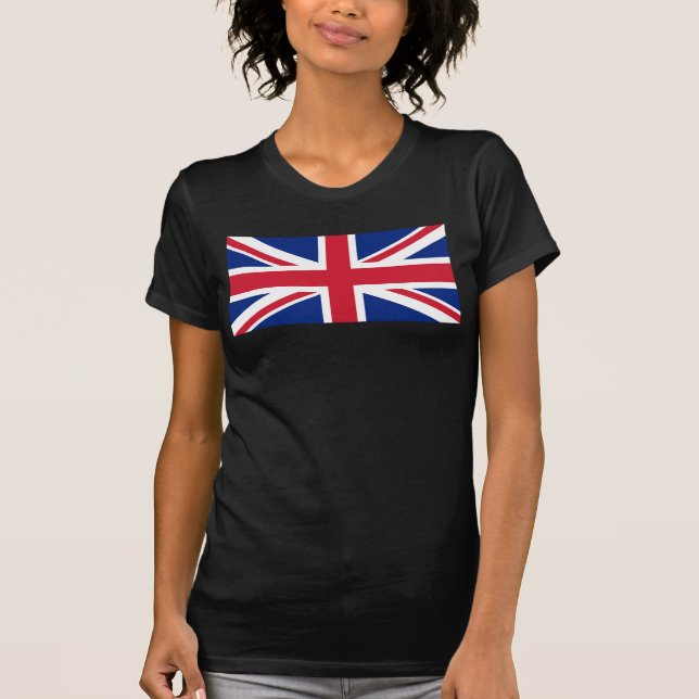 Camiseta Reino Unido União Jack Flag das Colônias britânica (Frente)