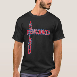 Camiseta Reiquiavique Islândia Cross Viagem Scandinavia Pri