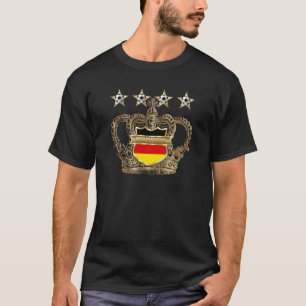 Camiseta Reis coroados Mundo Campeão Vencedor Alemanha