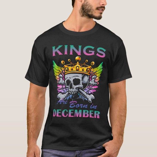 Camiseta Reis estão a nascer em dezembro (Frente)