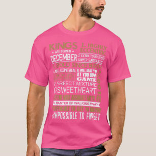 Camiseta Reis São Nasceres Em Dezembro De Sagitário Anivers