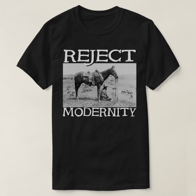 Camiseta Reject Modernity (Frente do Design)