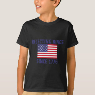 Camiseta Rejeição De Reboques Desde 1776 Adesivo