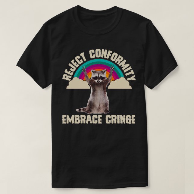 Camiseta Rejeitar Coletor de Embalagem de Conformidade (Frente do Design)