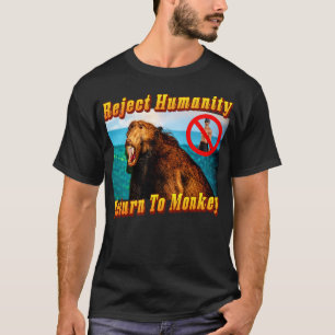 Camiseta Rejeitar O Regresso Humanitário Às Víblias Da Ilha