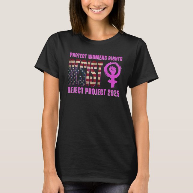 Camiseta Rejeitar Projeto 2025 (Frente)
