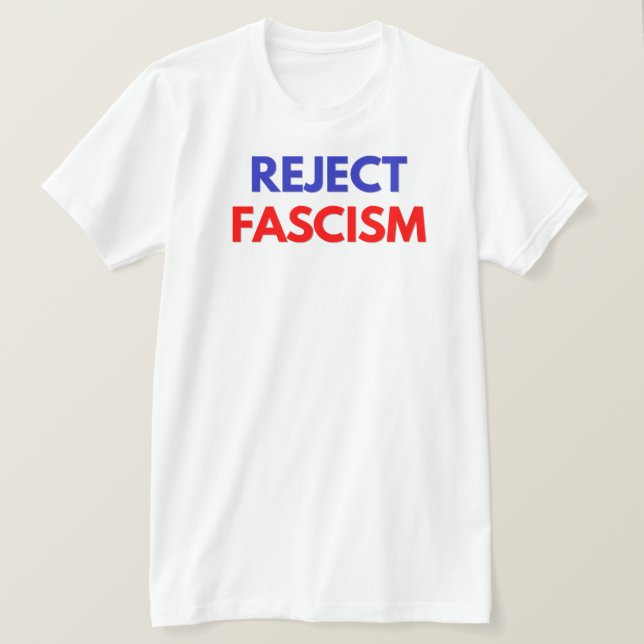 Camiseta Rejeite o Fascismo (Frente do Design)