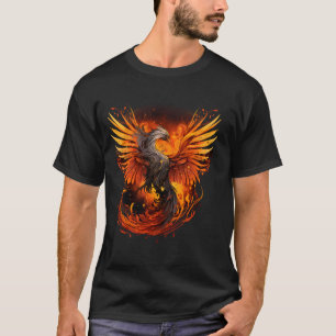 Camiseta Rejuvenescimento de aves míticas Trabalho de arte
