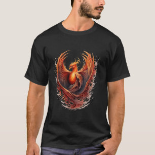 Camiseta Rejuvenescimento de Phoenix Trabalho de arte de av