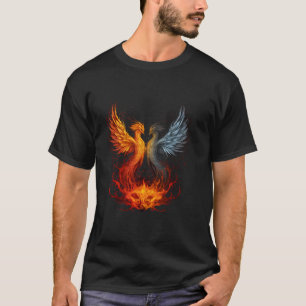 Camiseta Rejuvenescimento de Phoenix Trabalho de arte de av