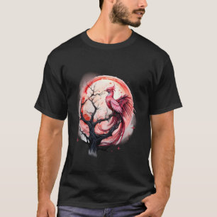 Camiseta Rejuvenescimento Mítico de Aves Phoenix Renascer F