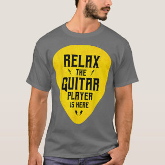 Camiseta Rela The Guitar Player Is Here Funny