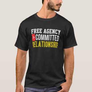 Camiseta Relação Comprometida Com solteiro Namorando Online