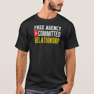 Camiseta Relação Comprometida Com solteiro Namorando Online