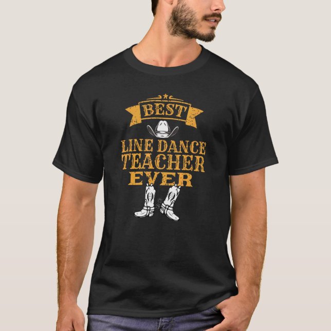 Camiseta Relação de Dança de Linha Inspirada pelo Instrutor (Frente)