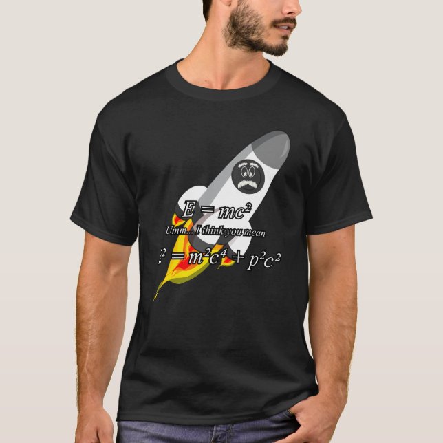 Camiseta Relação de Dispersão Relativística (Frente)